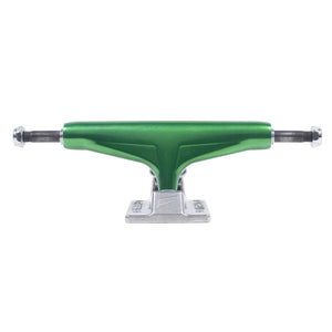 Tensor Trucks Aluminium Mirror Green/Raw Low Skateboard Trucks 5.25