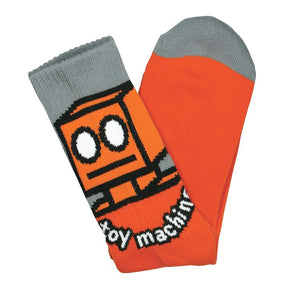 Toy Machine Robot Socks Orange