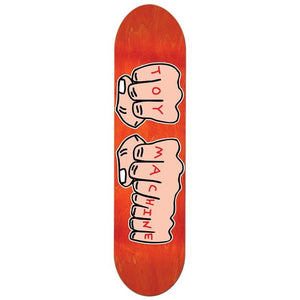 Toy Machine Fists Skateboard Deck 8.5"
