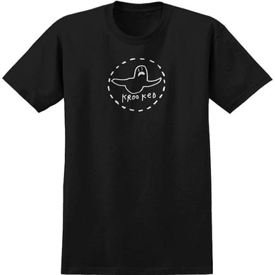 Krooked Skateboards Trinity T-Shirt Black