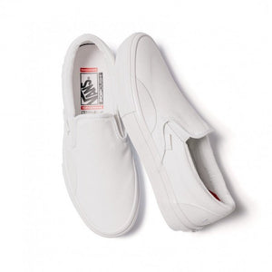 Vans X Lovenskate Skate Slip On Shoes White/White