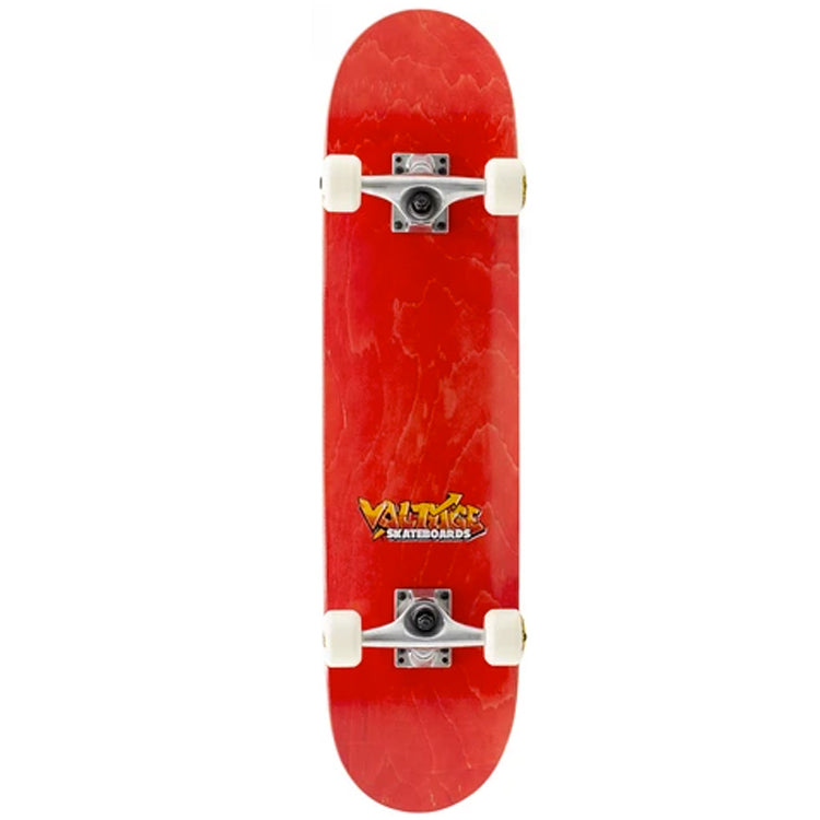 Voltage Skateboards Graffiti Logo Orange/Red Skateboard Complete 7.5