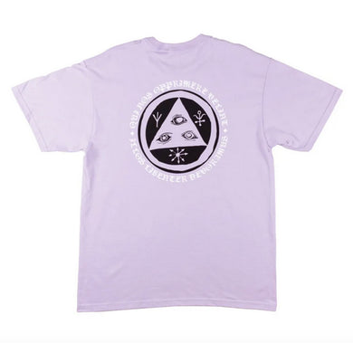 Welcome Skateboards Latin Tali 2 Premium T-Shirt Lavender