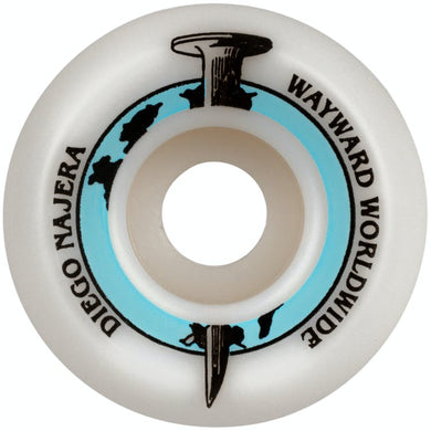 Wayward Wheels Diego Najera Funnel Cut Skateboard Wheels 101a 52mm