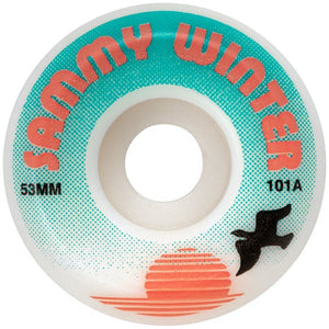 Wayward Wheels Pro Sammy Winter Funnel Cut Skateboard Wheels 101a 53mm