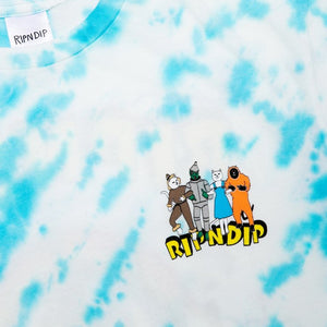 RIPNDIP No Place Like Home Blue Stripe Tie Dye T-Shirt