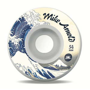 SML Wheels Mike Arnold Big Wave V-Cut Skateboard Wheels 99a 54mm