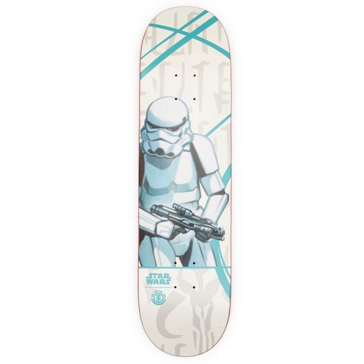 Element X Star Wars Storm Trooper Skateboard Deck 8.25