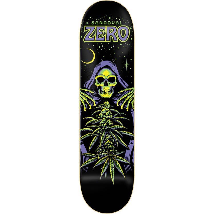 Zero Skateboards Sandoval Grim Reefer Skateboard Deck 8.5