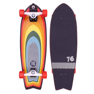 Z-Flex Surf-a-Gogo Surfskate Fish Complete Skateboard Cruiser 7.875"